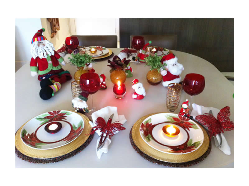 mesa-decorada-ceia-natal – Móveis Decorativos Casachic